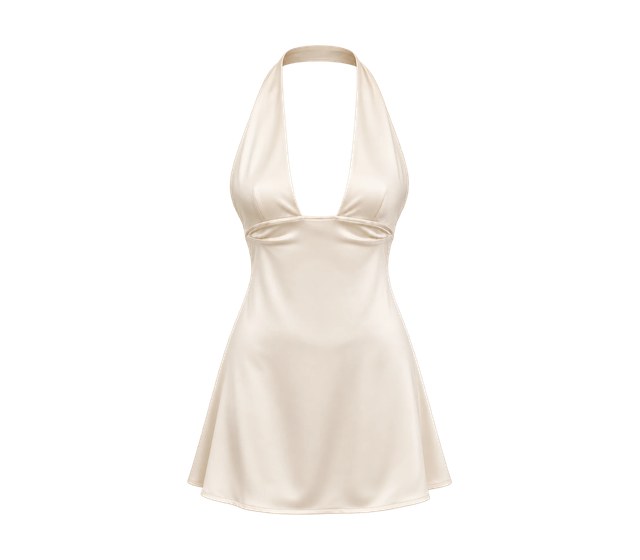 Lola — Satin Cross Back Dress